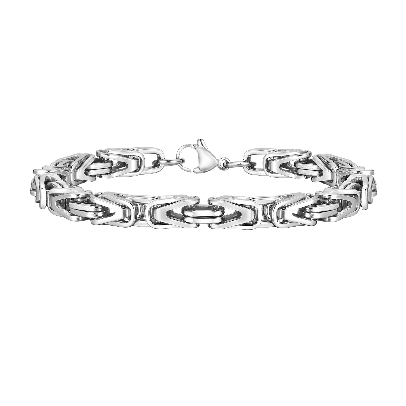 V Shape Box Chain Bracelet, 6.5mm – Stainless Steel Jewelry – Chain Supplyy