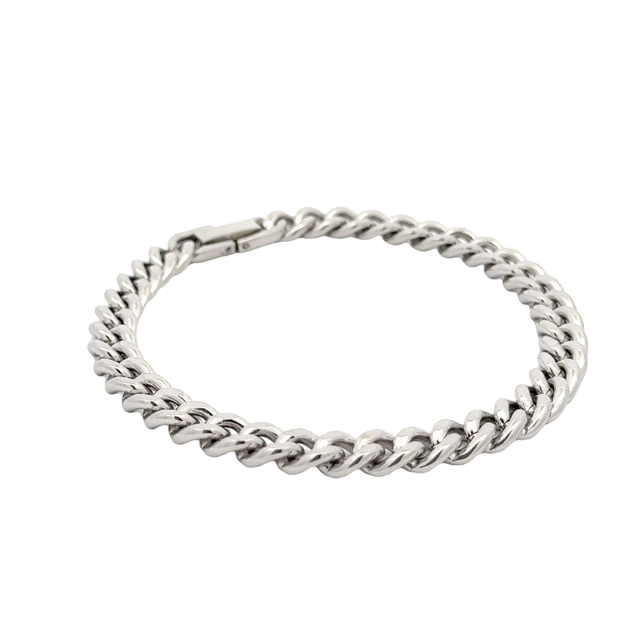 Curb Chain Link Bracelet, 7mm