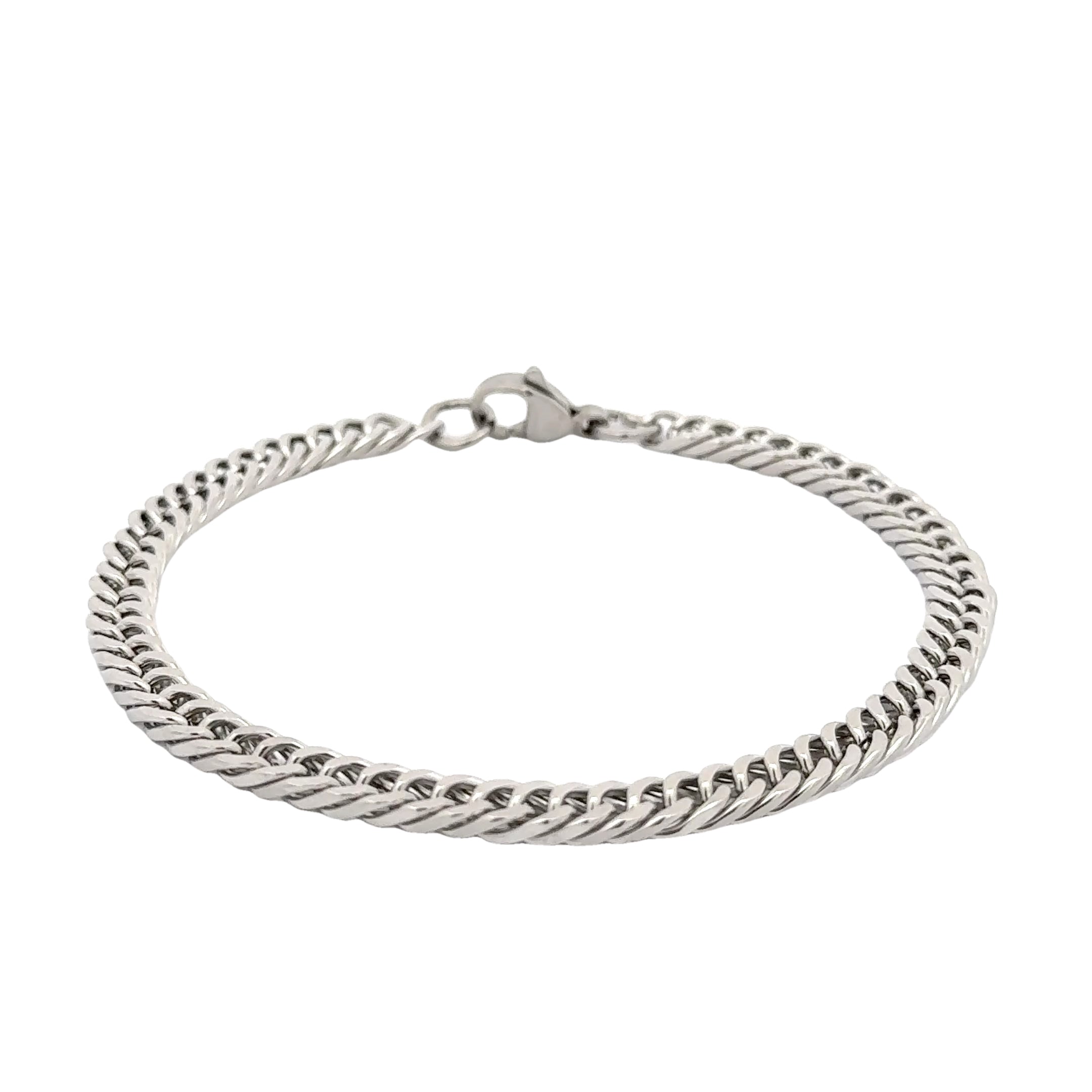 Curb Chain Link Bracelet, 3mm