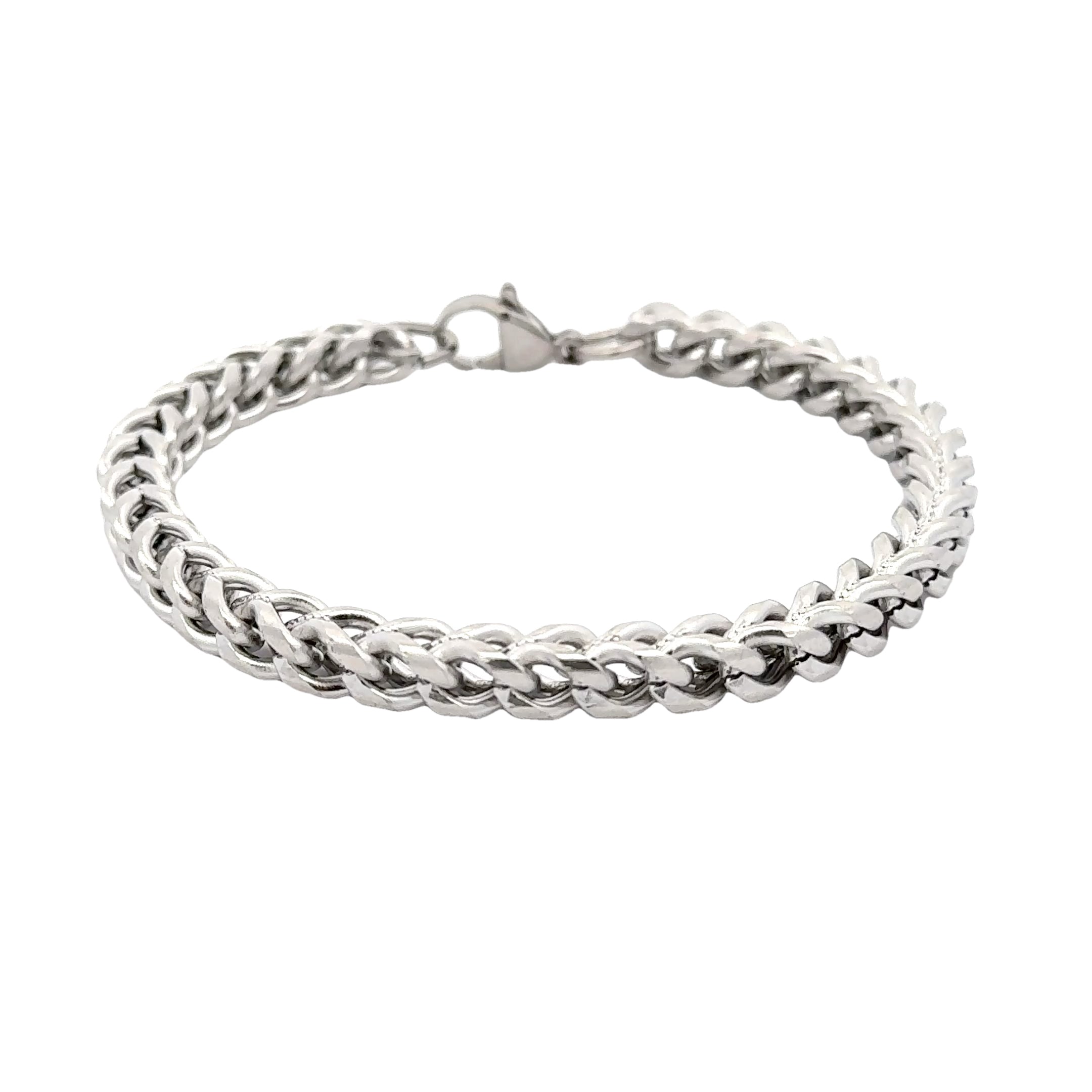 Box Foxtail Chain Link Bracelet, 6mm