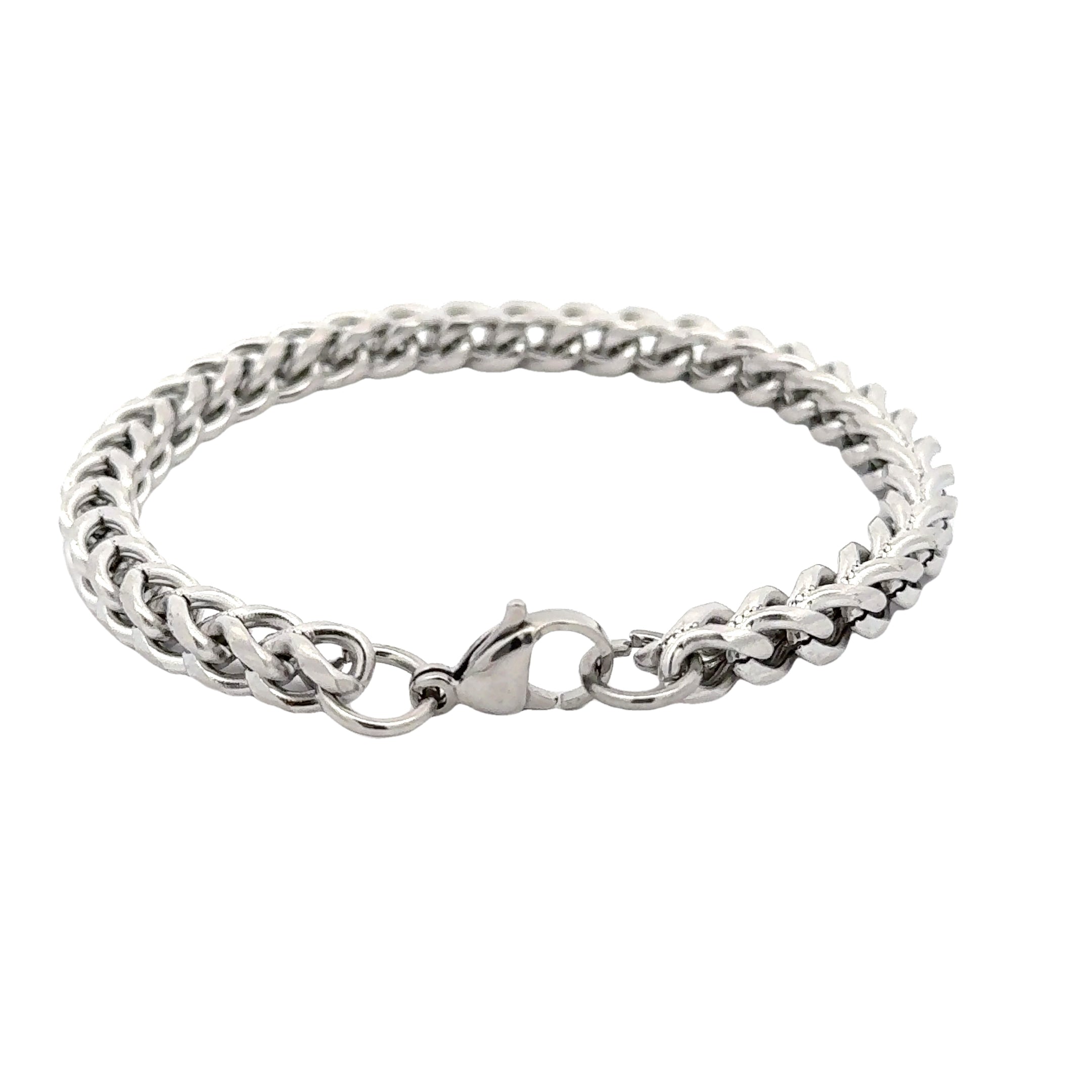 Box Foxtail Chain Link Bracelet, 6mm