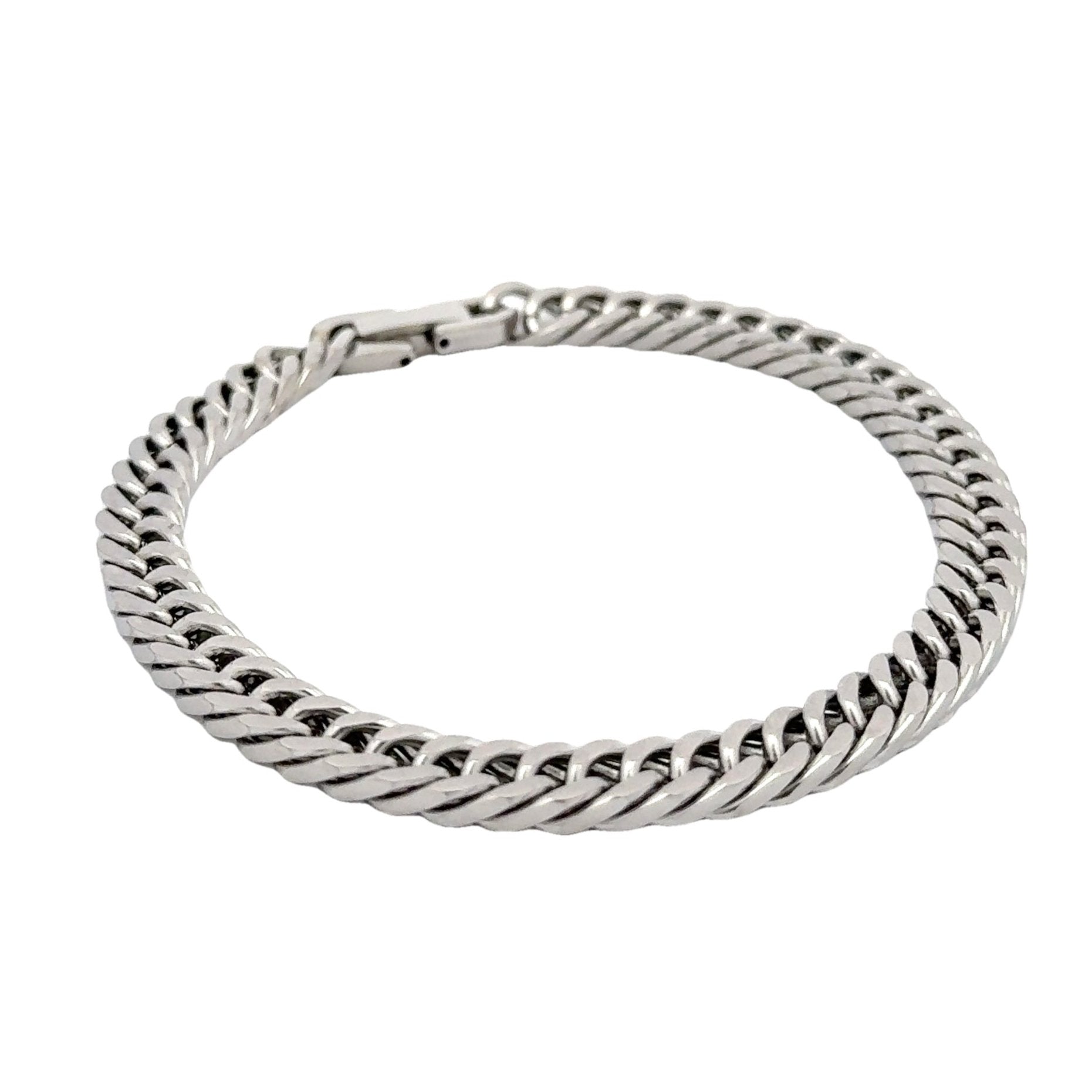 Stainless Steel Bracelet - Compact with Clasp