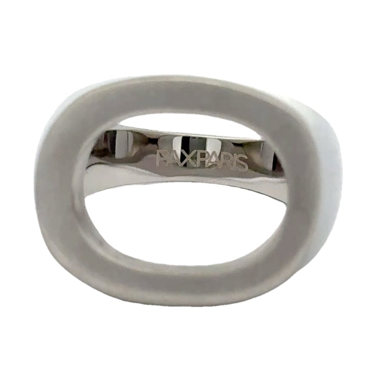 Men's Faceless Hollow Crown Stainless Steel Ring