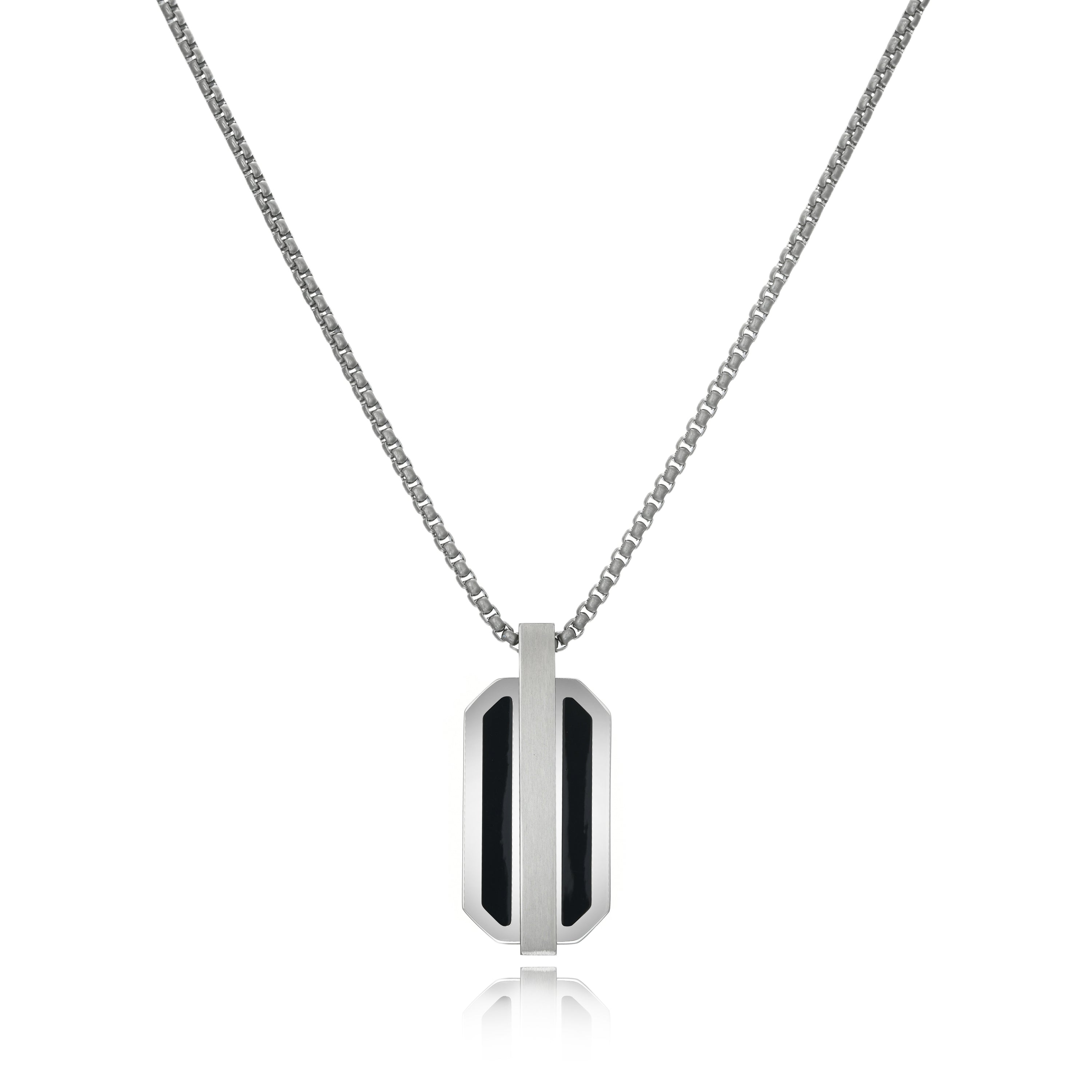 Elongated Hexagon Pendant