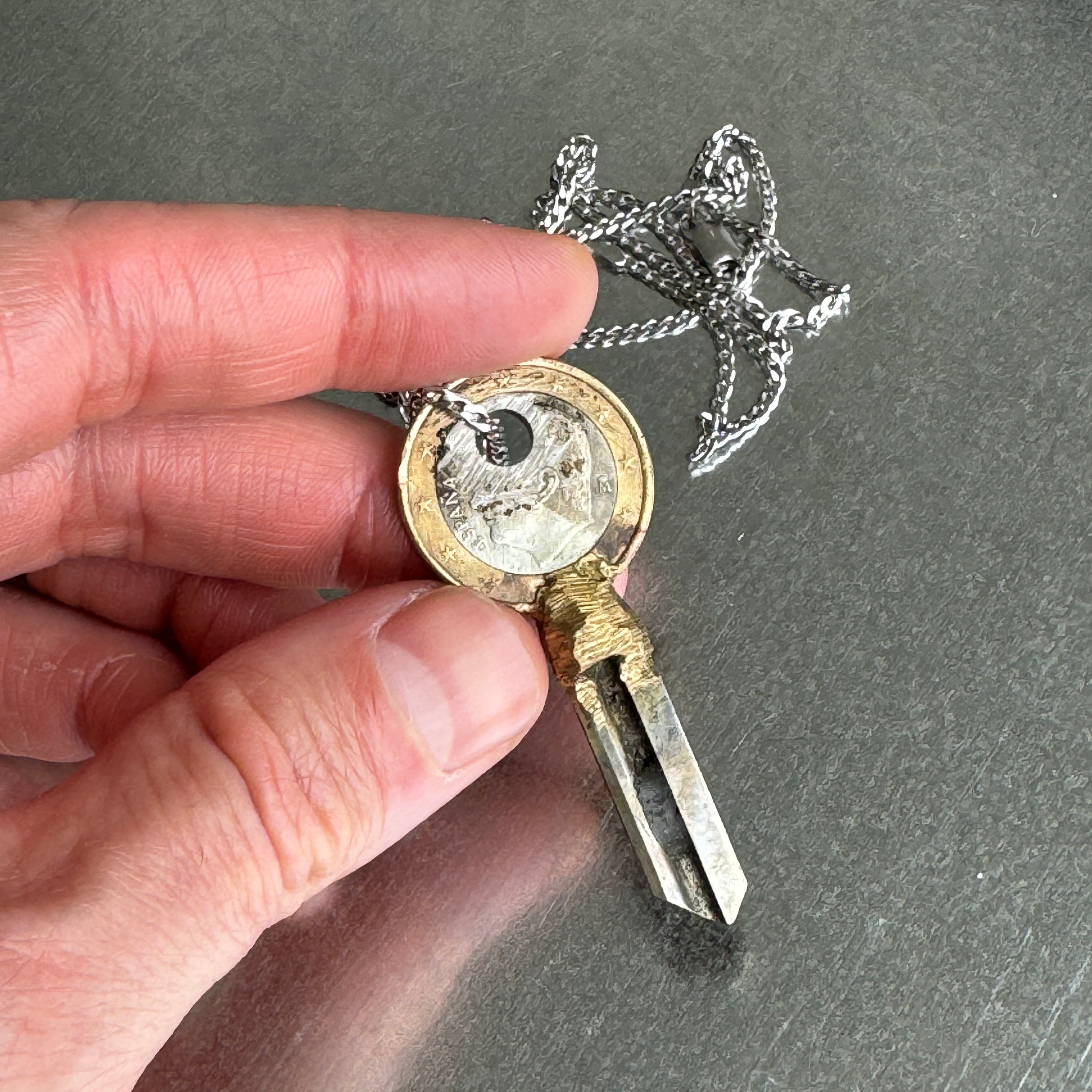 Euro Key Pendant