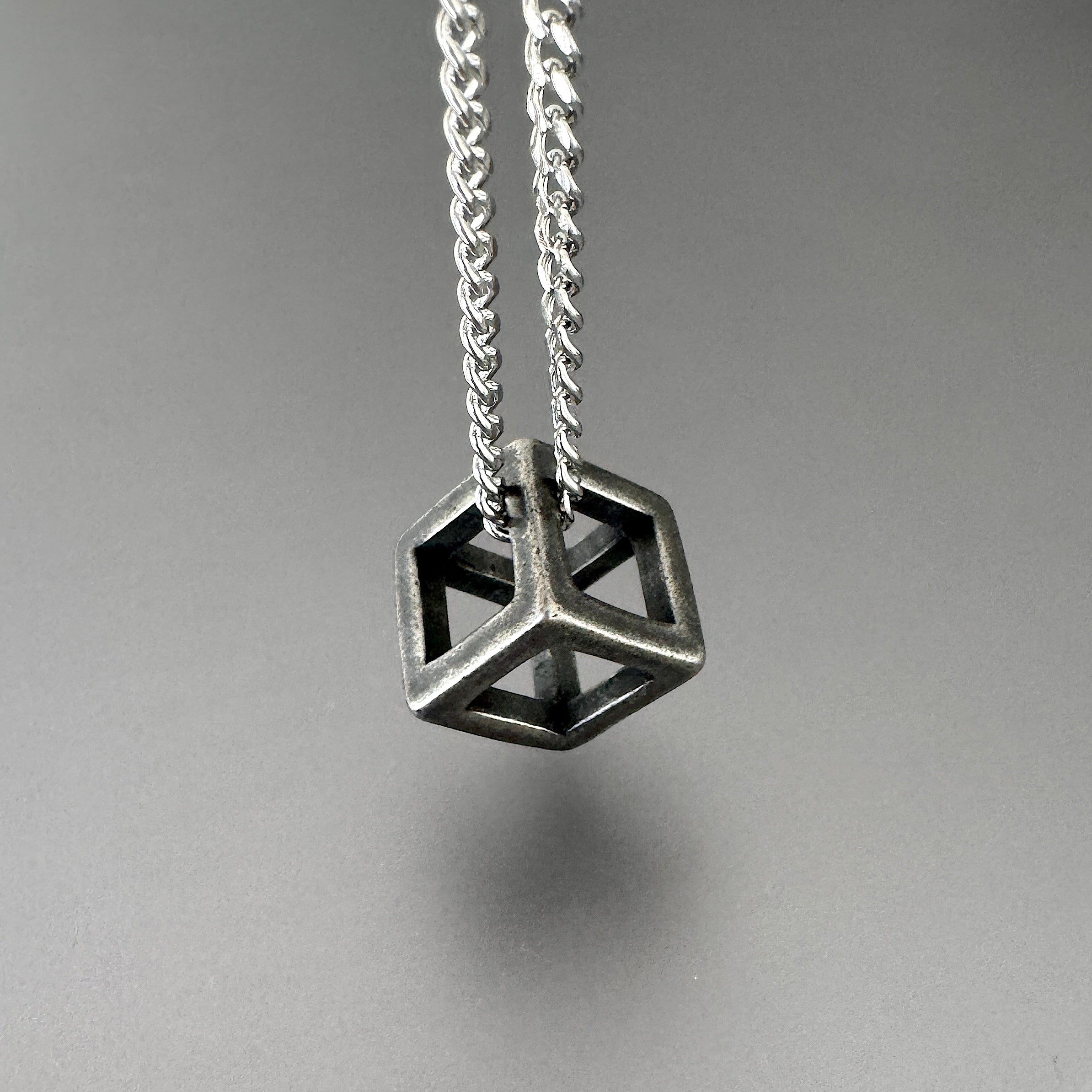 Hollow Cube Pendant