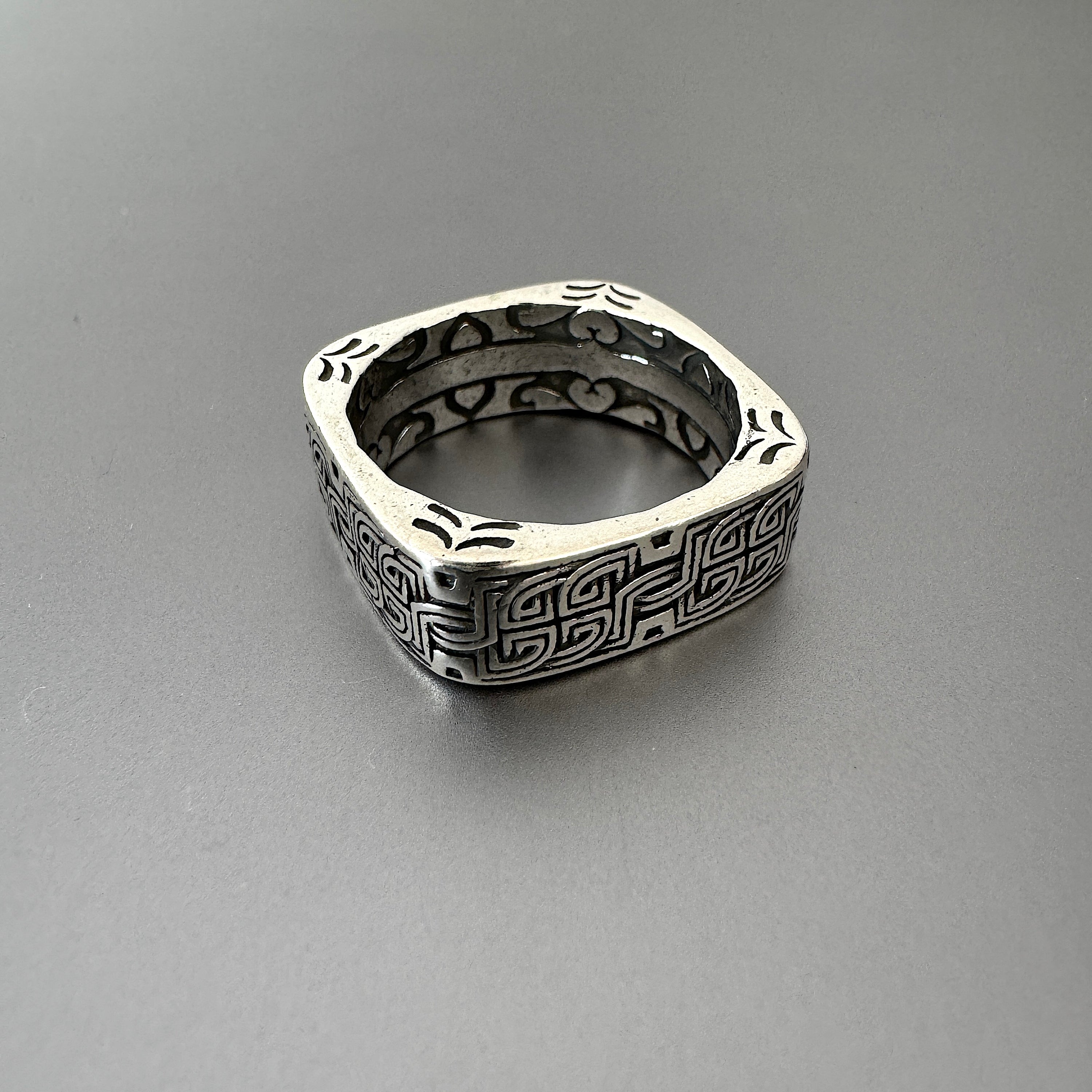 Ornate Square Ring