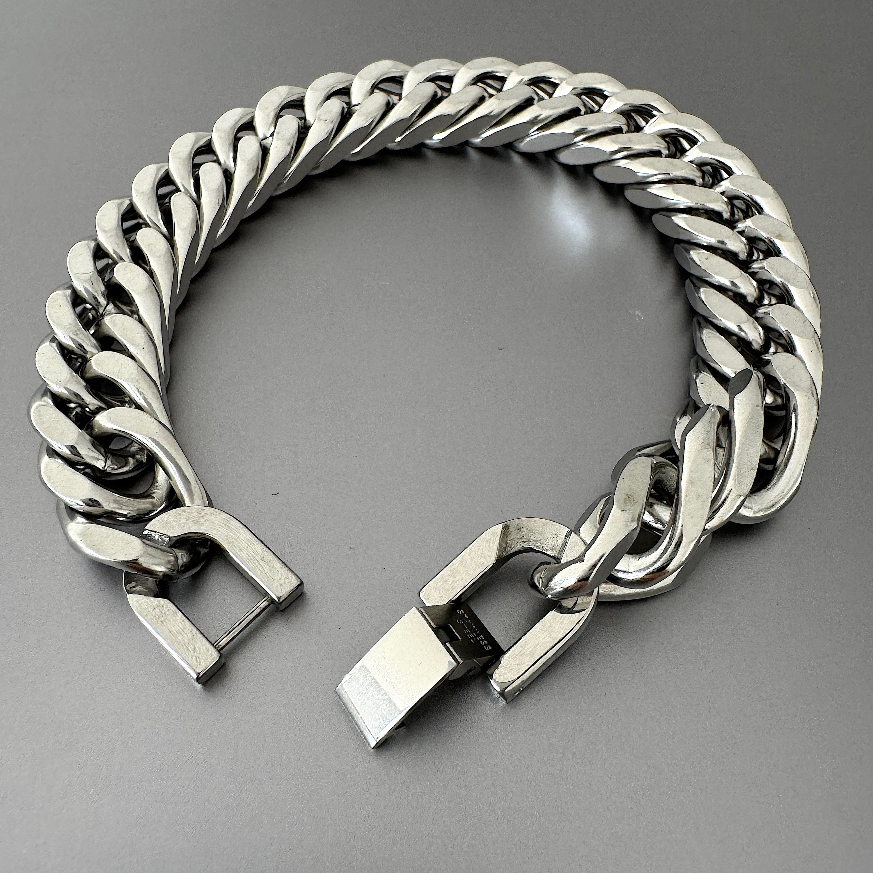 Bold Compact Link Bracelet, 12mm