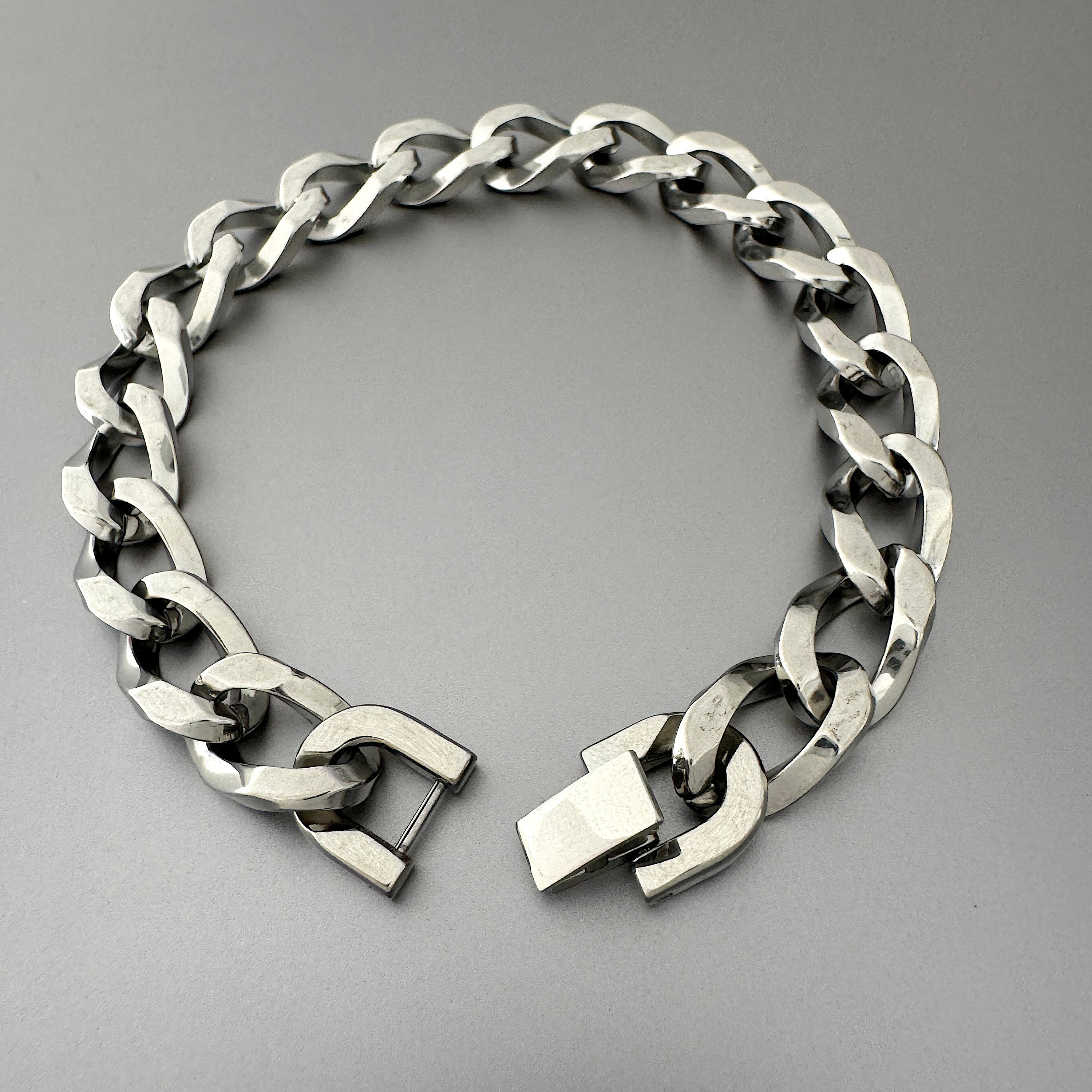 Twisted Chain Bracelet, Polished 10mm