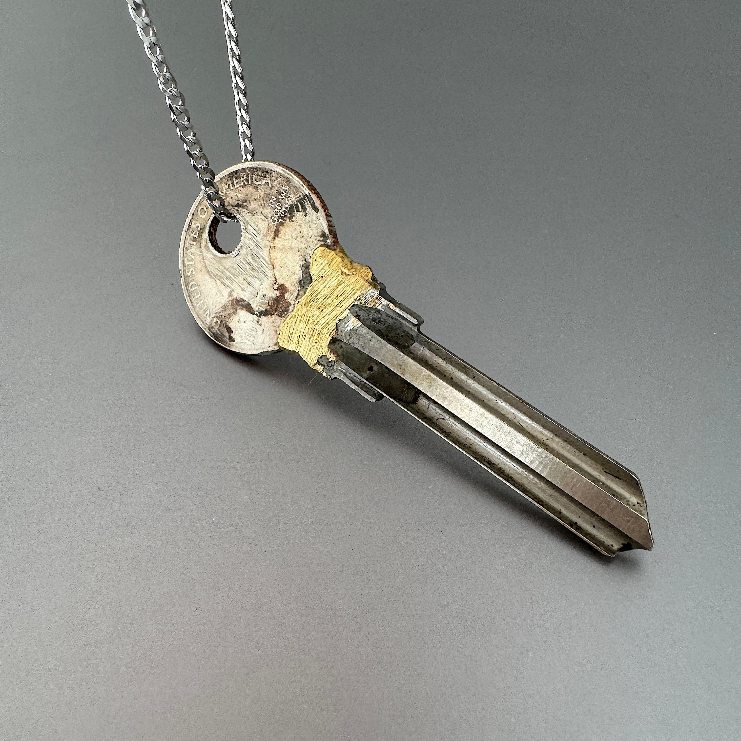 Quarter Key Blade Pendant