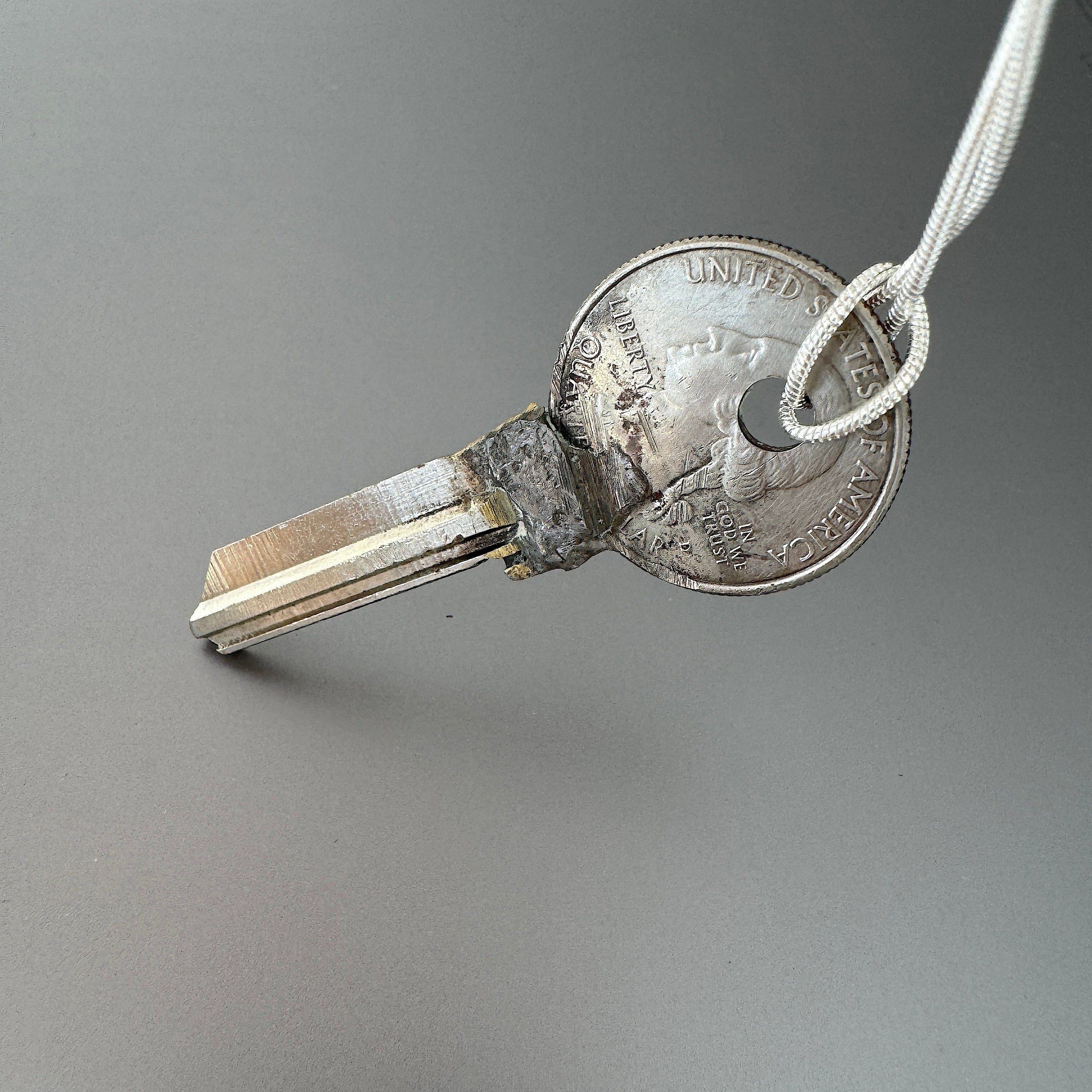 Quarter Key Blade Pendant