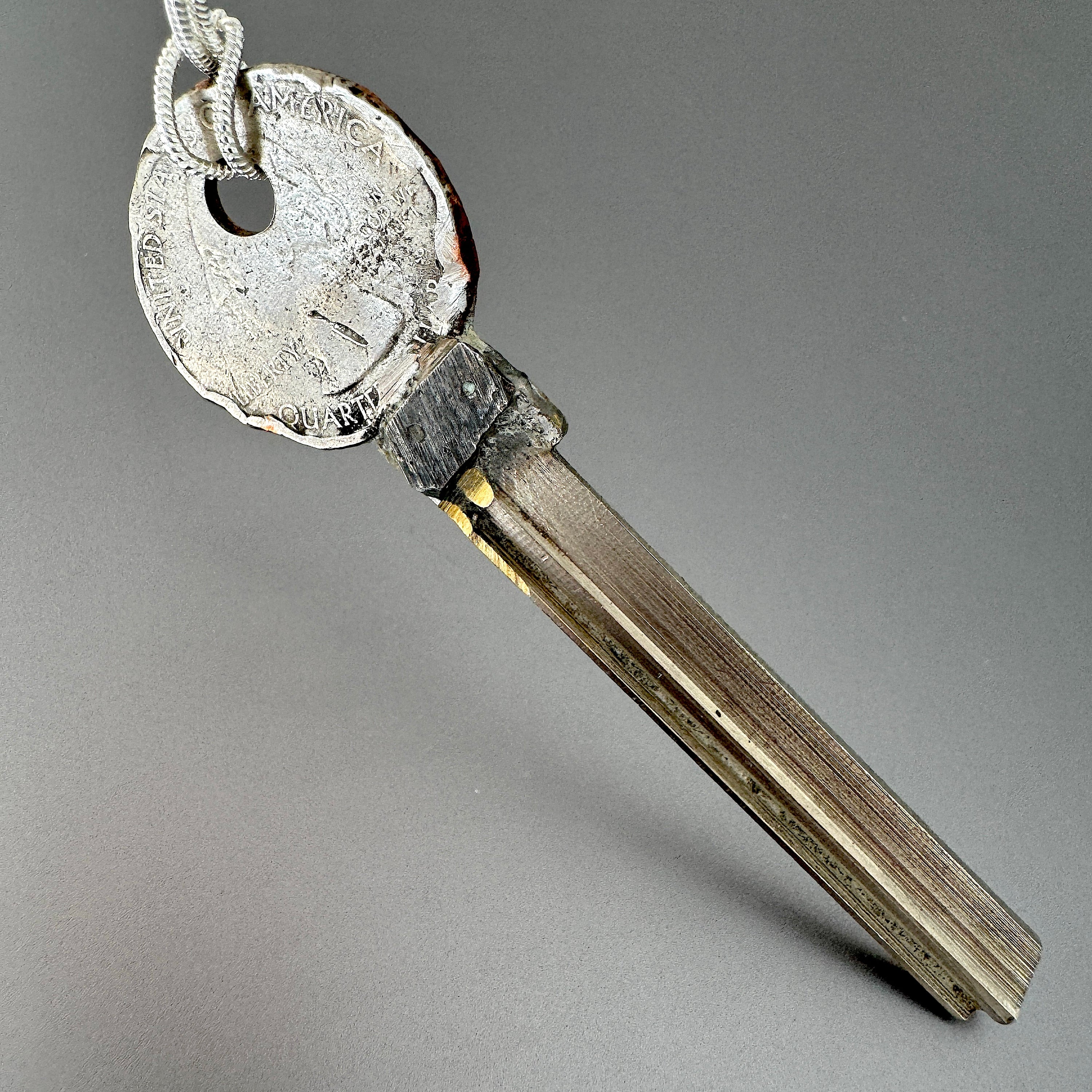 Quarter Long Key Blade Pendant