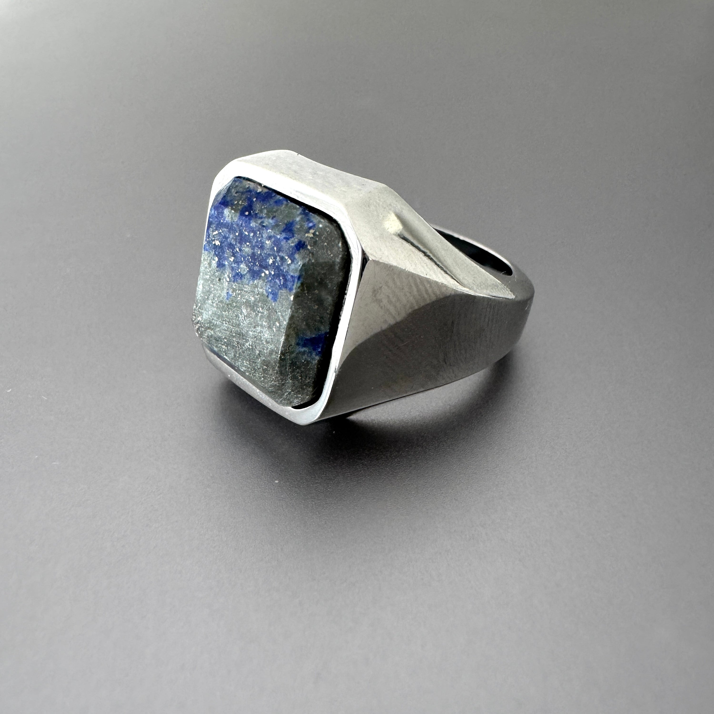 Lapis Lazuli Signet Pinky Ring