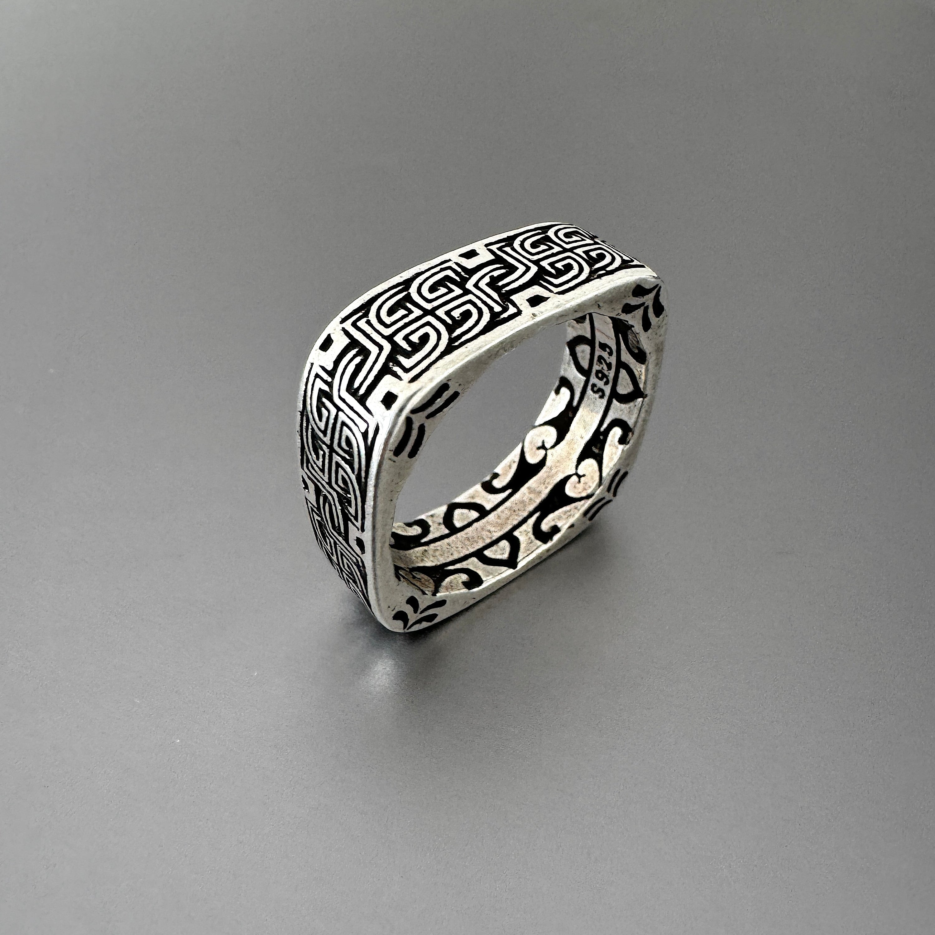 Ornate Square Ring