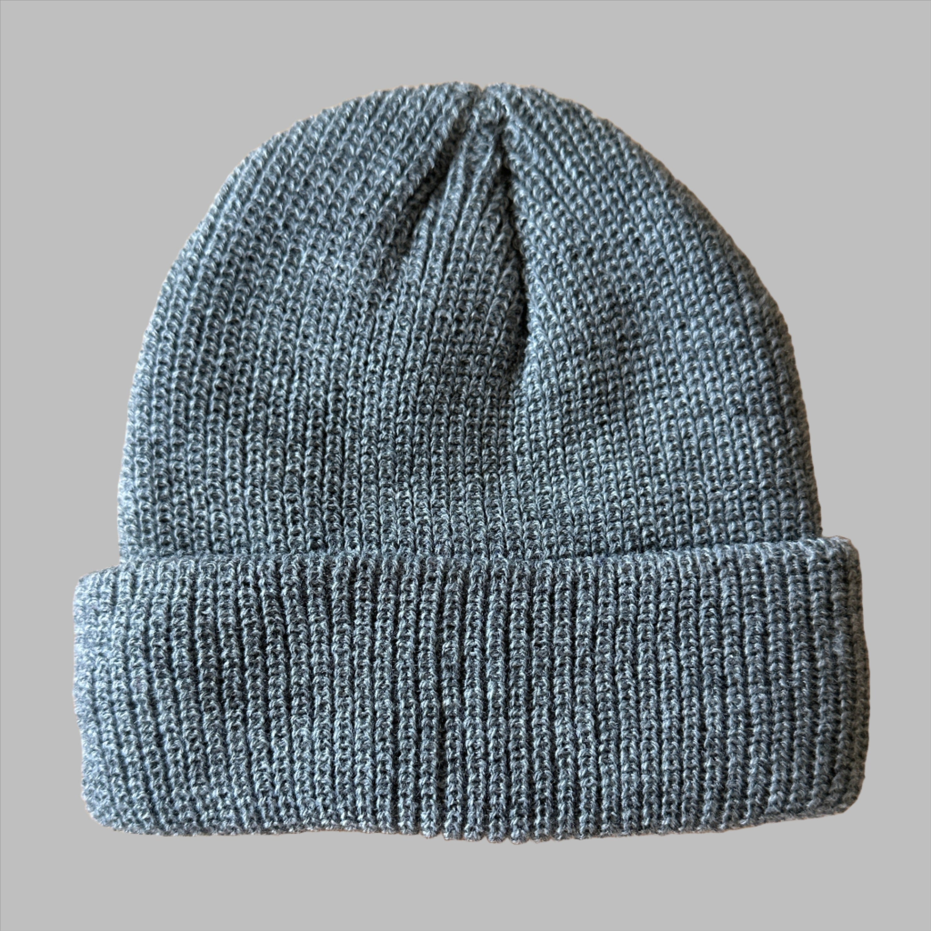 mens gray skullcap short beanie