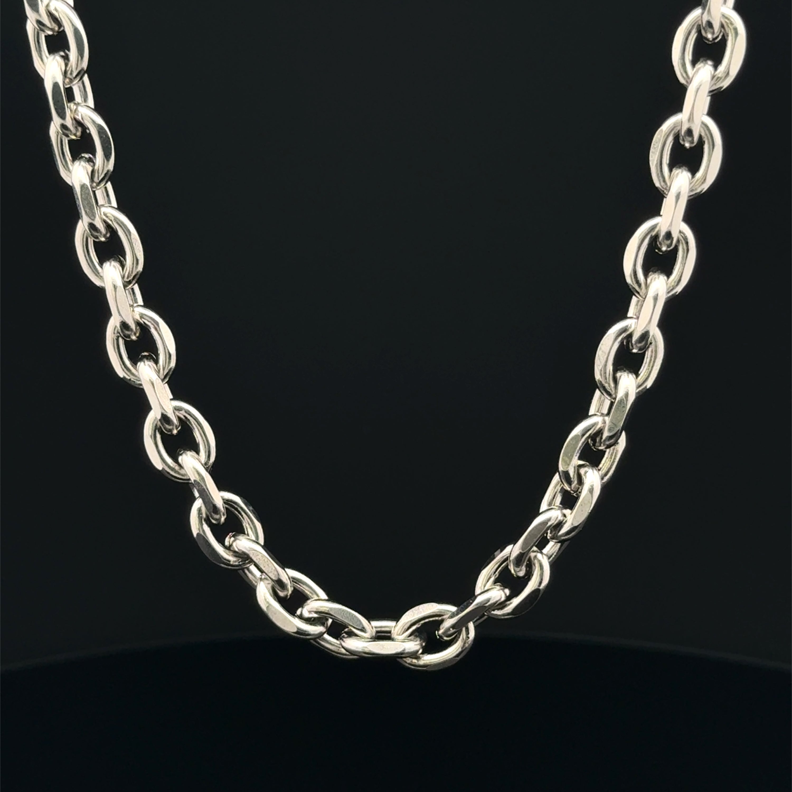 Bold Oval Link Chain Necklace, 6mm