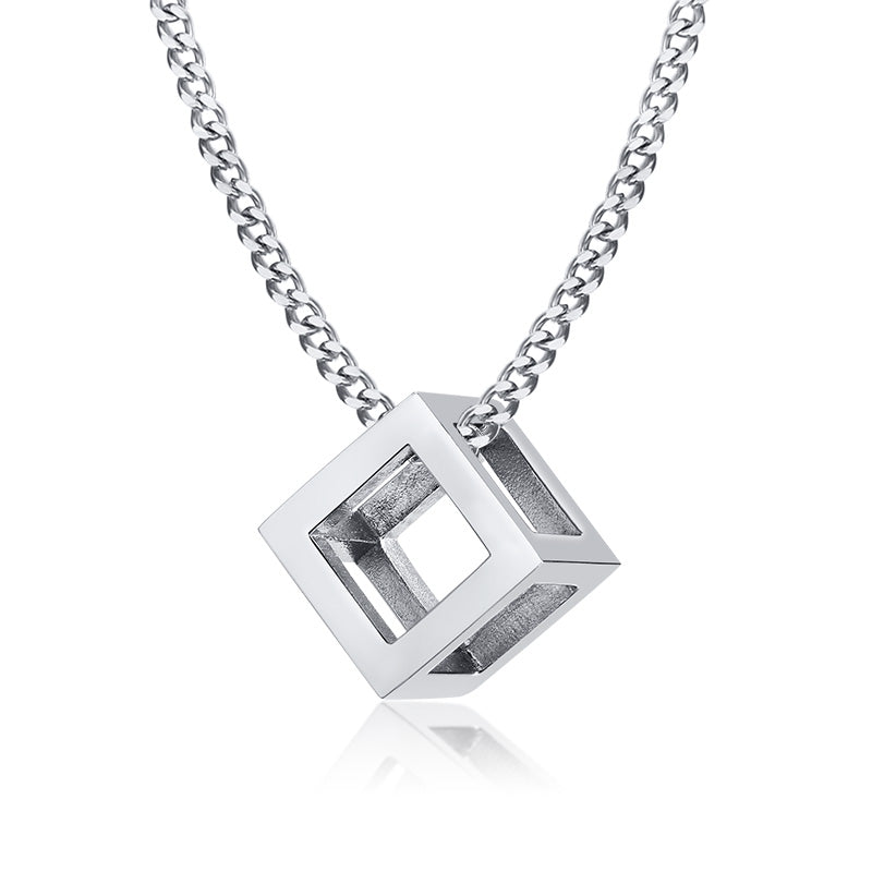 Hollow Cube Pendant