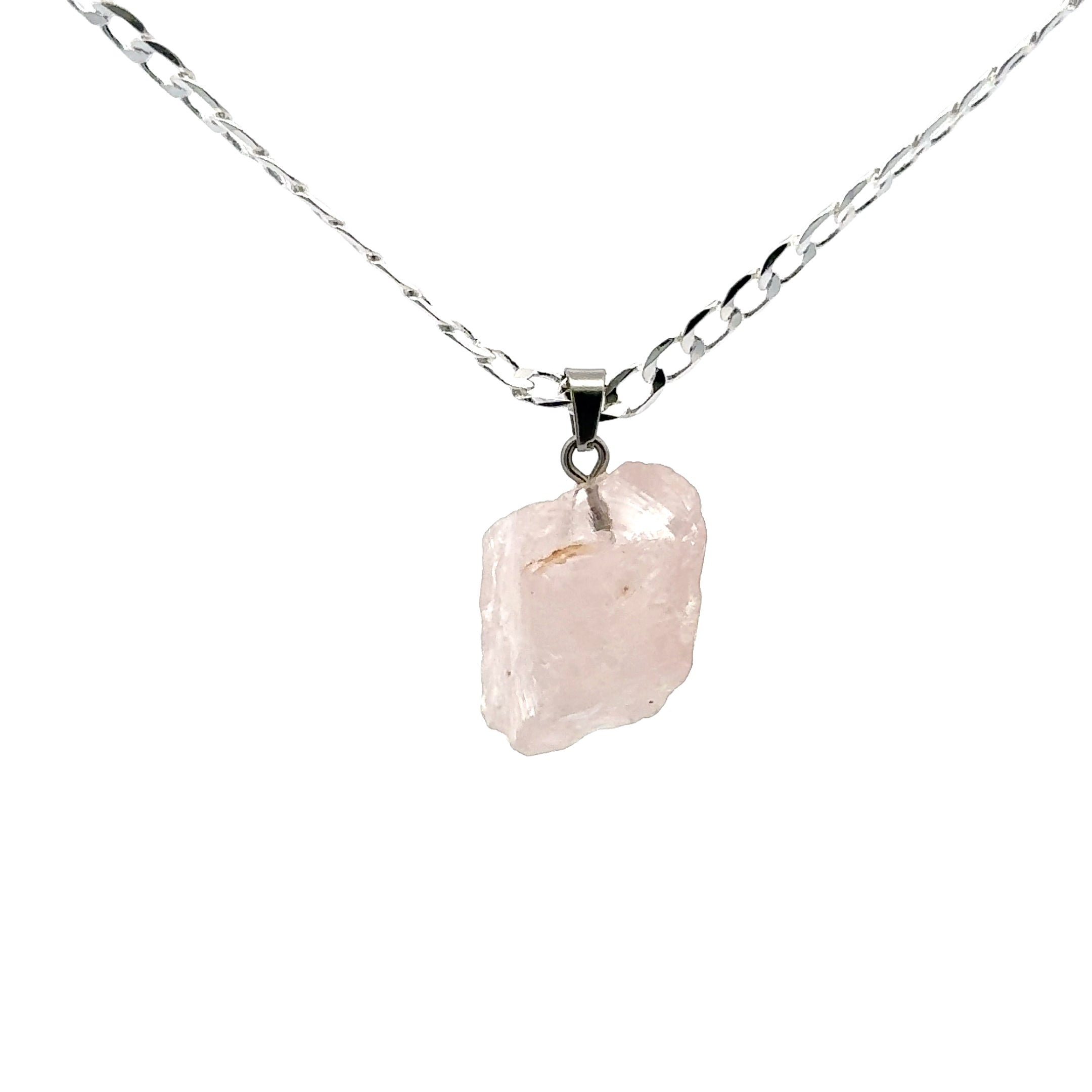 Rose Quartz Pendant Necklace