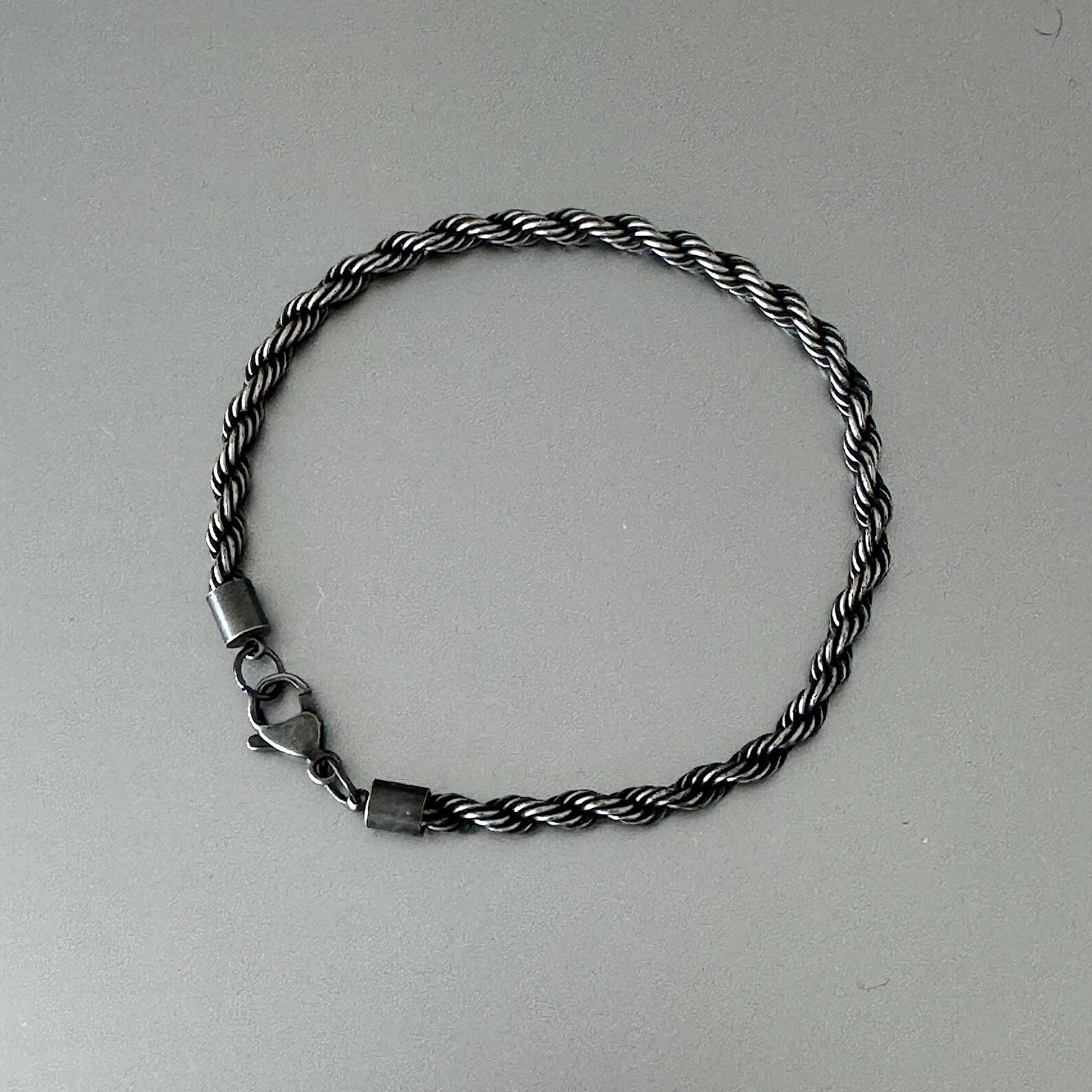 Twisted Rope Chain Bracelet 4mm