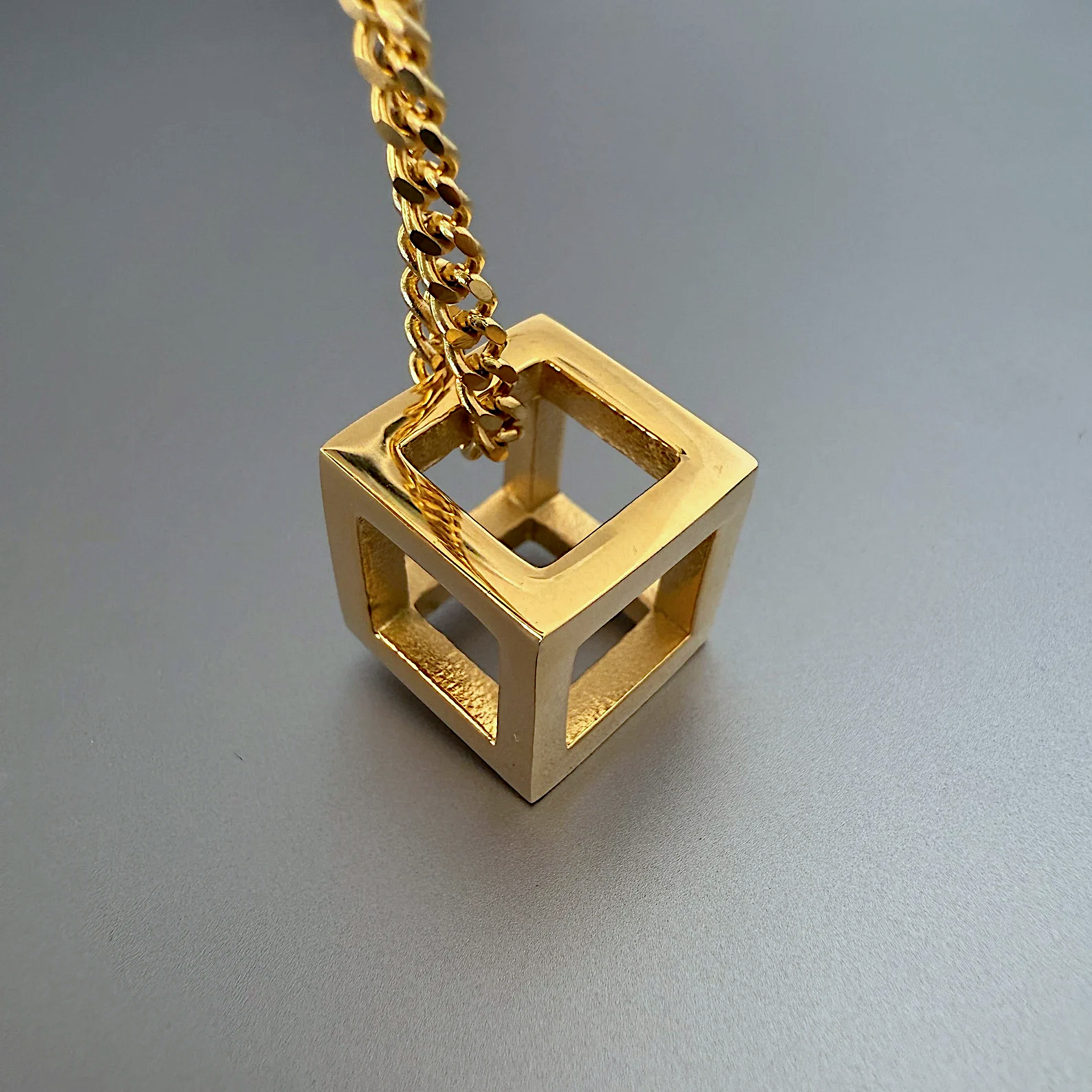 Hollow Cube Pendant