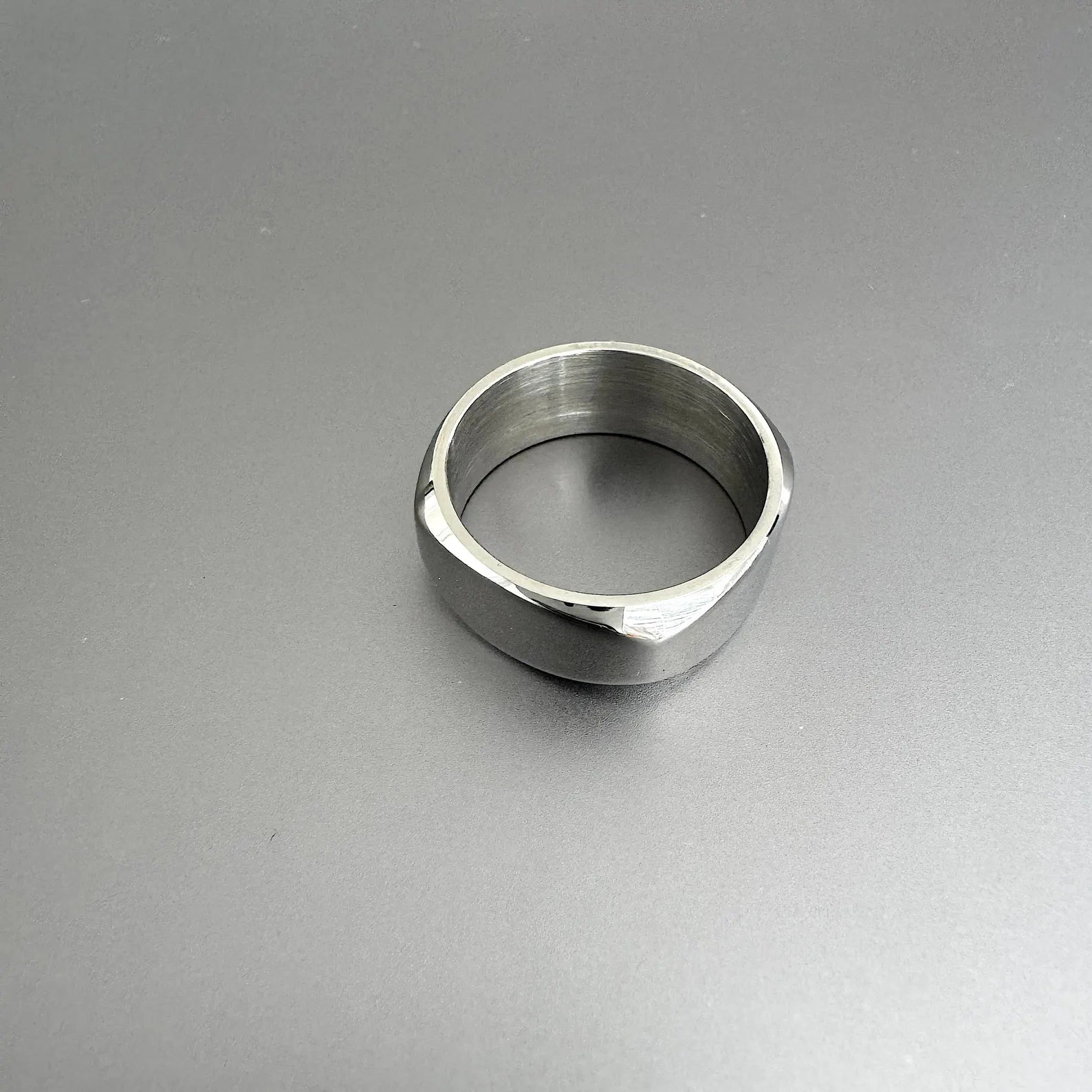 Stainless Steel Ring with Square Edge